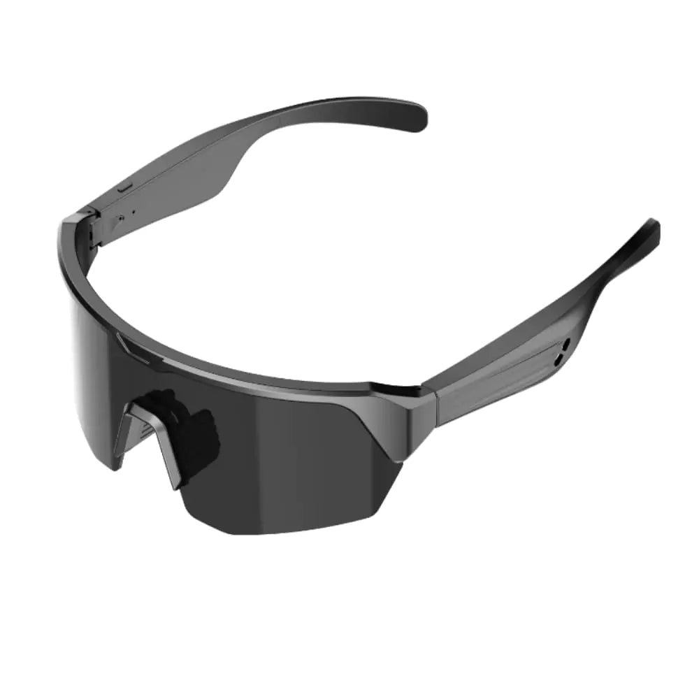 Ylivopo Smart Glass with Polarized UV Protection Bluetooth 5.3 Smart Glasses Fashionable Wireless Audio Sunglasses Hands-Free Calling and Music Smart Glasses for Men and Women (Gray)