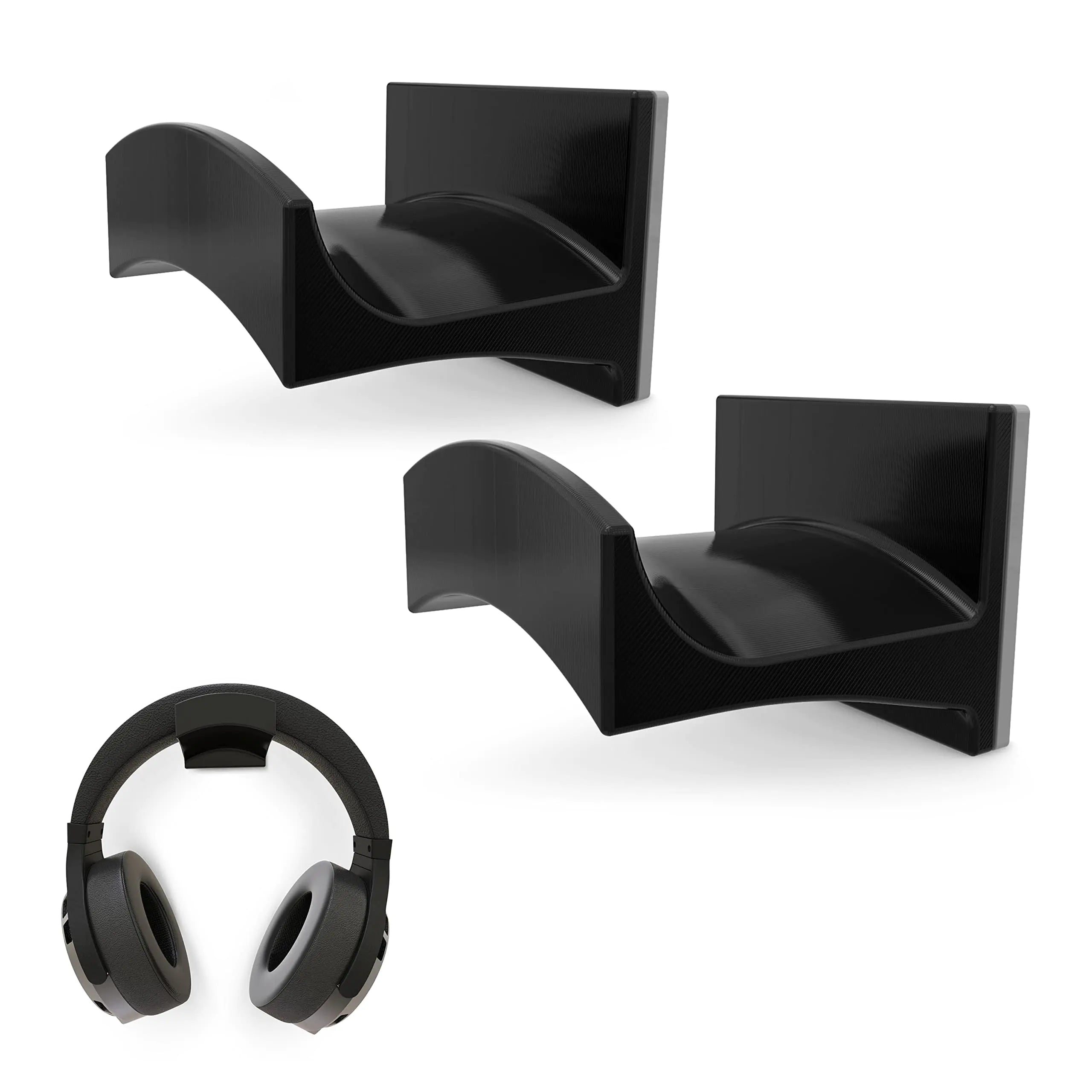 Brainwavz Cradle Large - 2PK - Headphone Stand Holder Universal Hanger for Sennheiser Sony Bose Beats AKG Audio-Technica Gaming Controller Cables Gamepad & Other Gaming Accessories Hook