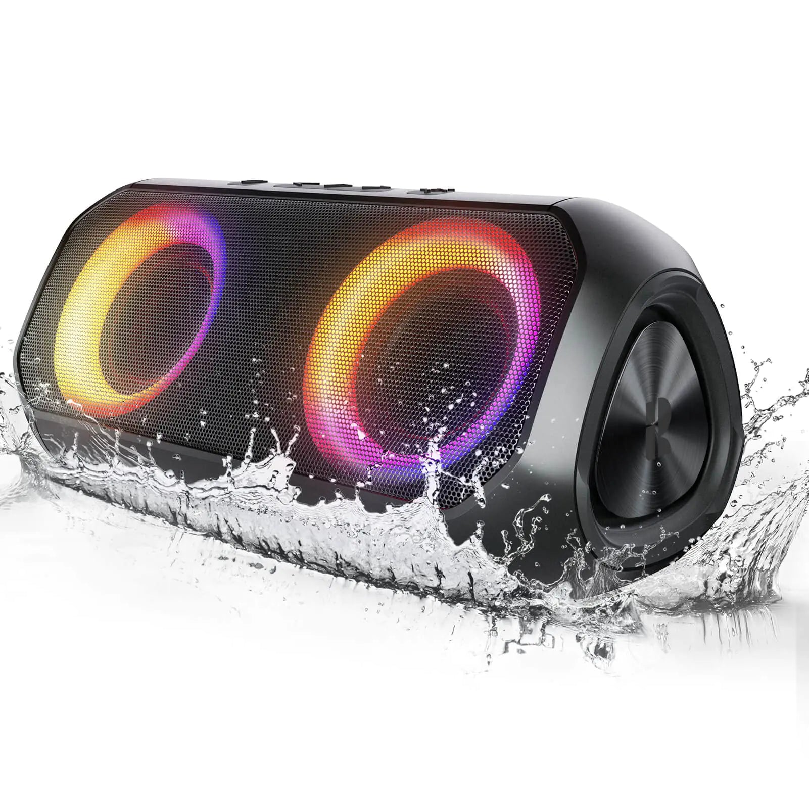 Rythflo Bluetooth Speaker, Bass & Lights