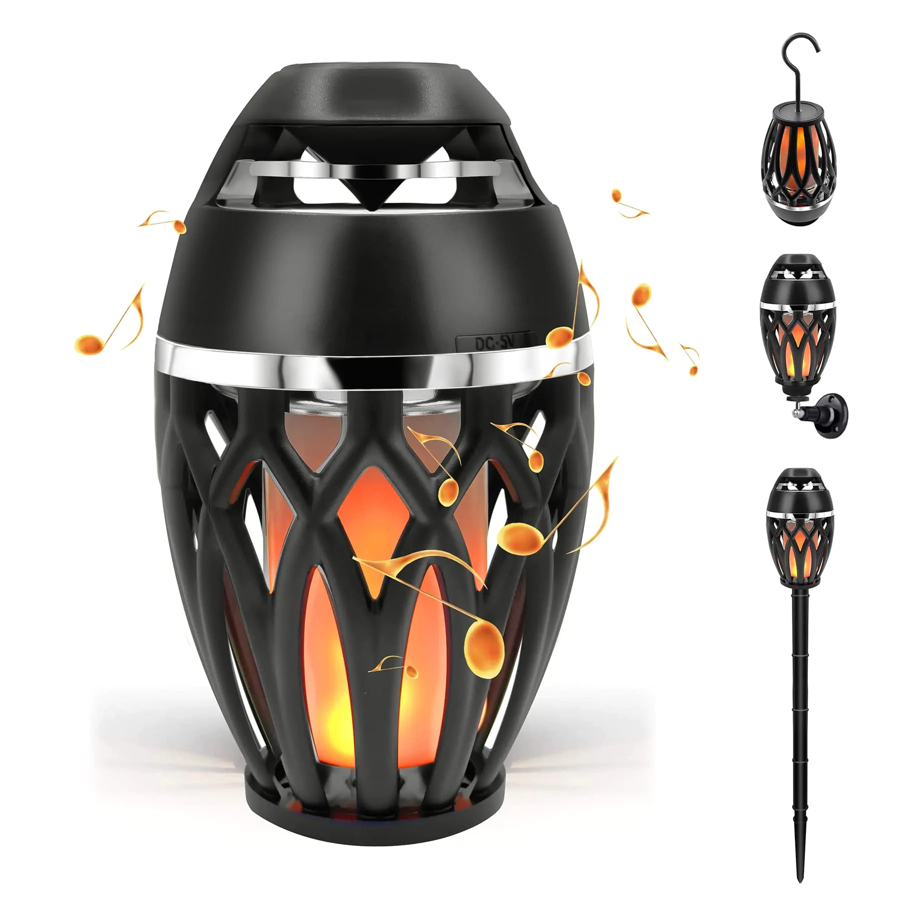 SKYK LED Flame Outdoor Bluetooth Speaker